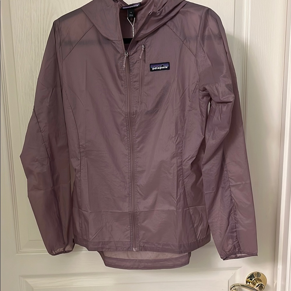 Patagonia Purple/Stormy Mauve Lightweight Houdini Jacket.